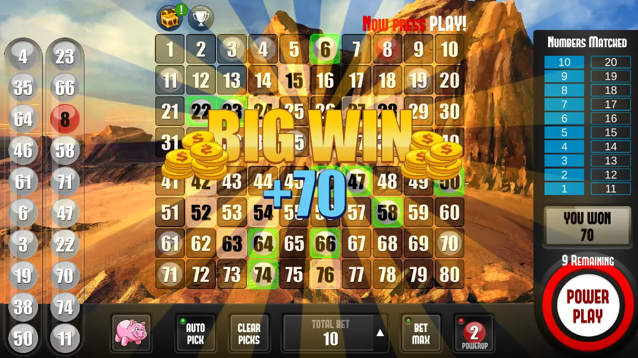 Play Keno online Keno online