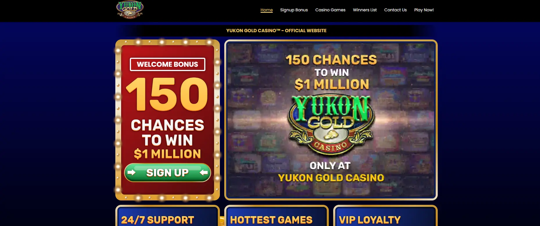 Yukon Gold bonuses and promotions Yukon Gold bonus